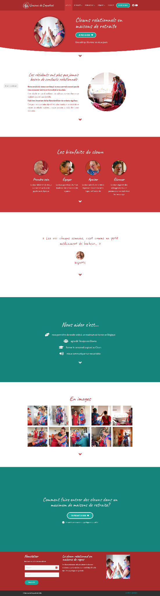 Capture du site Graines de Coquelicot